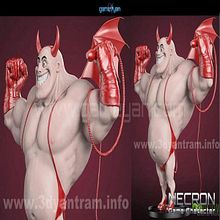 3D Necron Game by 3D Character Modeling. Un proyecto de Animación de personajes de GameYan Studio - 27.03.2019