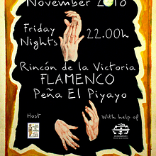 Cartel Noches Flamenco. Un proyecto de Diseño de carteles de Juanjo Álvarez - 28.10.2018