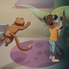 VR Fun. Children's Illustration project by Johanna Mesa Ramos - 03.28.2019