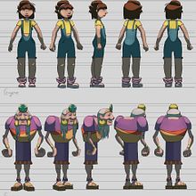 Character design for the story of Atahualpa. Character Design, and Digital Illustration project by Johanna Mesa Ramos - 03.29.2019