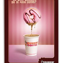 dunkin coffee. Een project van  Reclame van Pablo del Río Sotelo - 30.03.2009