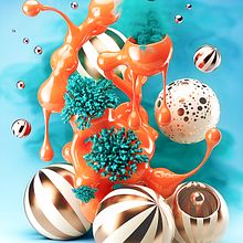 Surealist Smoke Ein Projekt aus dem Bereich 3D, Concept Art, Kreativität, Traditionelle Illustration, Infografik und 3-D-Modellierung von mariano ramon - 31.03.2019