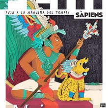 Petit Sàpiens. Editorial Design, and Traditional illustration project by Eva Palomar - 09.30.2018