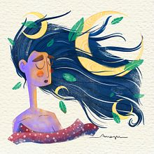 Dream Week 2019. Een project van Digitale illustratie y Kinderillustratie van Ana Pi Garcia - 01.04.2019