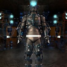 Space Suit. Un projet de 3D, Conception de personnages 3D, Motion design , et VFX de jorgemonge - 01.04.2019