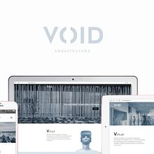 WEB VOID ARQUITECTURA Ein Projekt aus dem Bereich Architektur, Innenarchitektur, Br, ing und Identität, Kreativität, Dekoration von Innenräumen, Webentwicklung, Innendesign, Logodesign, Grafikdesign und Webdesign von DIKA estudio - 01.04.2019