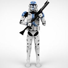 Clone Trooper. Un progetto di 3D, Animazione 3D e Character design 3D di Marco Loreto - 11.12.2016