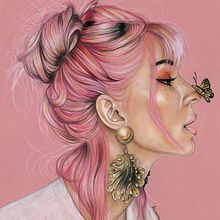 JIMENA RENO. Fine Arts, Concept Art, Creativit, Drawing, Pencil Drawing, Artistic Drawing, Portrait Drawing, Realistic Drawing, Design, Graphic Design, Photograph, Traditional illustration, and Painting project by Laura Romero Illustration - 04.02.2019