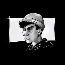 Auto retraso melancólico. Pencil Drawing, Portrait Drawing, Traditional illustration, and Digital Illustration project by Abel Arroyo Fuentes - 12.25.2018