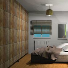 Dormitorio principal. Een project van  Ontwerp, Meubelontwerp en -bouw, Interactief ontwerp, Interieurontwerp y  Interieurdecoratie van Irene Izaguerri López - 02.04.2019