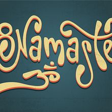 Mi Proyecto de Lettering: Namaste. Projekt z dziedziny T i pografia użytkownika Laura Fracca - 03.04.2019