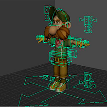 Mi Proyecto del curso: Introducción al rigging para animación. Un proyecto de 3D, Animación 3D y Rigging de Oriol González Quesada - 03.04.2019