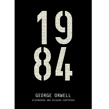 Portada del libro 1984. Design, Editorial Design, and Graphic Design project by Ana Delgado Contreras - 04.04.2019