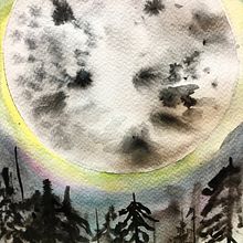Mi Proyecto del curso: Técnicas modernas de acuarela. Arts, and Crafts project by Alejandra Milonás - 04.04.2019