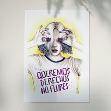 Queremos derechos. Portrait Drawing, and Watercolor Painting project by Tamara Castro Laplaña - 04.04.2019