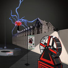 Zinematik al CosmoCaixa. Un progetto di Graphic design, Illustrazione tradizionale e Illustrazione digitale di Karine Jaume - 04.04.2019