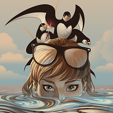 ISLAND. Poster Design, and Traditional illustration project by Alex Arizmendi - 04.04.2017