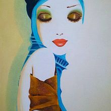 Sophie Griotto inspiración_acrílico. Un progetto di Illustrazione tradizionale di Elisa Arévalo Maldonado - 01.09.2015