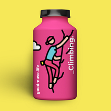 Good Move (Brand Icons). Un proyecto de Br, ing e Identidad, Dirección de arte, Ilustración vectorial y Packaging de Babitas Character Design - 06.04.2019