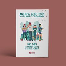 Agenda escolar para la Diputacion de Barcelona. Un proyecto de Diseño editorial e Ilustración digital de vireta - 01.03.2020
