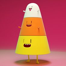 Elolito clásico de Hora de Aventuras. 3D, Character Design, and Digital Illustration project by Sergio Casado González - 04.07.2019