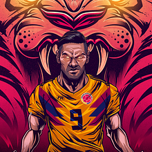 FútbolRed. Traditional illustration, Digital Illustration, and Vector Illustration project by Juan Villamil - 04.09.2019