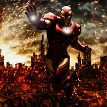 CIVIL WAR IRON MAN. Studio Photograph, and Photo Retouching project by David Brat - 04.08.2019