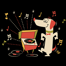 Dancing Dog. Digital Illustration project by Ed Vill - 04.09.2019
