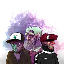 Midnight Rappers. Un proyecto de Bellas Artes, Dibujo e Ilustración digital de Rojo Martínez - 09.04.2019