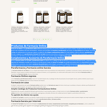 Farmacia Online. Web Design project by Jose Luis Torres Arevalo - 04.10.2019