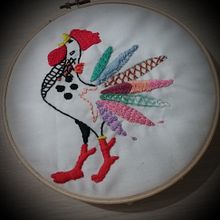 Mi Proyecto del curso: Técnicas de bordado: ilustrando con hilo y aguja. Embroider project by gabitzie24 - 04.10.2019