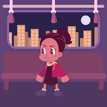Girl VS Alien. Un proyecto de Animación, Animación 2D, Animación de personajes, Ilustración vectorial y Videojuegos de Francisco Contreras - 12.04.2019