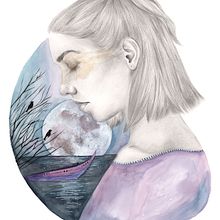Artmayare ilustración. Fine Arts, Sketching, Creativit, Pencil Drawing, Realistic Drawing, Traditional illustration, Watercolor Painting, and Advertising project by Anna Maya - 04.12.2019