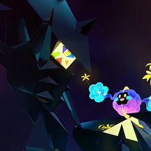 Cosmog & Necrozma. 3D, Film, Video, TV, Character Design, 3D Character Design, 3D Modeling, and Video Games project by Andres Salvatierra - 04.10.2019