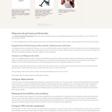 Tienda de Máquinas de Gimnasio. Web Design project by Jose Luis Torres Arevalo - 04.13.2019