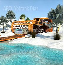 Renders fotorealista ( Refugio de playa) Ein Projekt aus dem Bereich Architektur von Yofrank Diaz - 13.04.2019