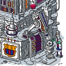 FOOTBALL ILLUSTRATION FOR HOWLER MAGAZINE (EEUU)Nuevo proyecto Ein Projekt aus dem Bereich Traditionelle Illustration, Digitale Illustration und Kinderillustration von Javier Arrés - 13.04.2019