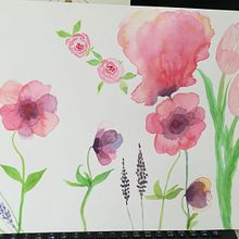 Mi Proyecto del curso: Técnicas modernas de acuarela. Projekt z dziedziny Malowanie akwarelą użytkownika Lidia Lopez Martin - 13.04.2019
