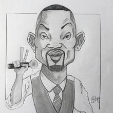 El gran Will Smith.... Creativit, Drawing, Pencil Drawing, Artistic Drawing, and Portrait Drawing project by Rodrigo Trejos Delgado - 04.14.2019
