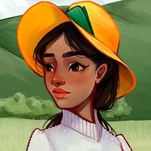 Girl in White | Dibuja esto en tu estilo. Traditional illustration, and Digital Illustration project by Niabellum - 04.15.2019