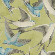 Empapelado pájaros. Decoration, and Traditional illustration project by Maitea del Hierro Oteriño - 04.15.2019