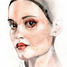 Sofía. Een project van  Portrettekening van María D. Muruaga - 16.04.2019