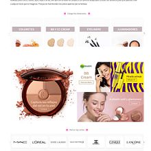Landing page para secciones diferentes de la web . Design de Ainhoa Sánchez Sierra - 04.16.2019