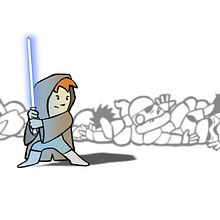 Quondos - rediseño de la Home y elementos gráficos tematizados con evento Star wars. Digital Illustration project by Ilustrador Freelance - Jose Manuel García Lillo - 02.10.2019