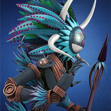 Mi Proyecto del curso: Modelado de personajes en Maya. Een project van 3D,  Concept art, 3D-karakterontwerp,  3D-modellering y Rigging van Joselvent David Suárez Morgado - 17.04.2019