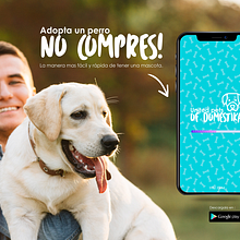 ¡Adopta no compres!. Projekt z dziedziny Projektowanie graficzne użytkownika Delid Martinez - 16.04.2019