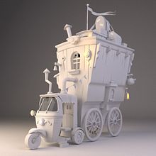 Modelado_Concepto_01. Un progetto di Modellazione 3D di David Rojas Villalobos - 01.04.2019