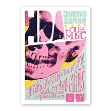 Póster para la fiesta HDA Madrid. Design, Design de cartaz, e Design gráfico projeto de Adrian Arlettaz - 17.04.2019