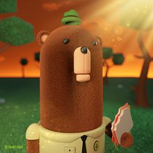 Forest Ranger. 3D, 3D Character Design, Traditional illustration, Digital Illustration, Children's Illustration, and 3D Modeling project by J.FRAMES BOND - 04.17.2019