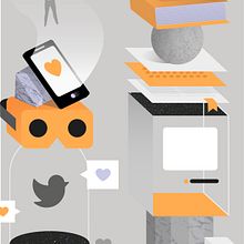 Ilustración para Gràffica . Un proyecto de Diseño gráfico e Ilustración tradicional de Casmic Lab - 17.04.2018